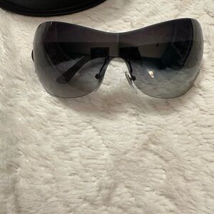 Bvgari women shield sunglasses - genuine with case